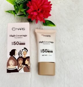Mars High Coverage foundation 03 Natural Beige spf 50++++